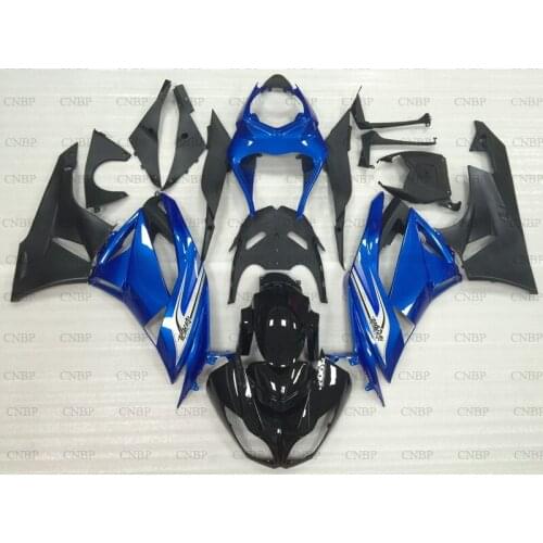 Zx6r 2009 - 2012 Plastic Fairings for Kawasaki Zx6r 2010 Abs Fairing Ninja Zx-6r 2009 Blue Black Fairing Kits