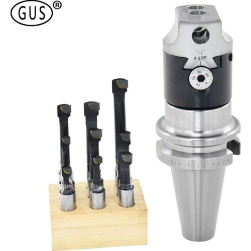 1 set Boring tool F1 12 2 Inch 50mm boring head+NT40 BT40 F1 F1 boring head connecting handle boring bar for CNC machine milling