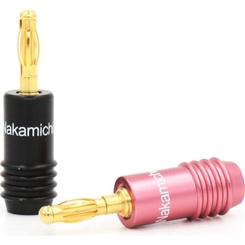 8Pcs BA1449 Nakamichi High Performance Gold Plated Audio Grade Banana Connector