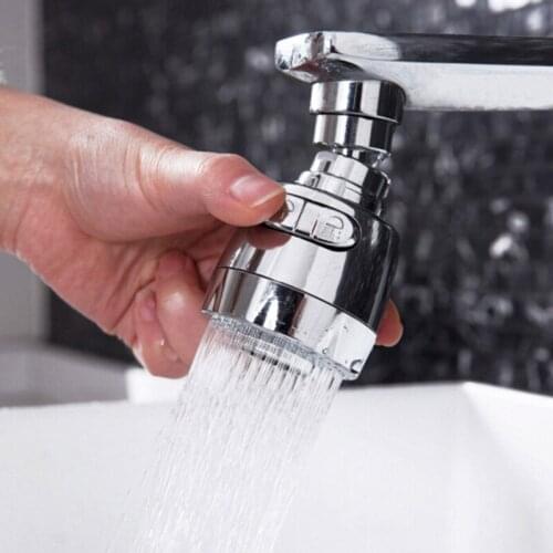 360° Rotatable Bent Water Saving Tap Aerator Diffuser Faucet Nozzle for Kitchen Faucets Filter Shower Kitchen Tool