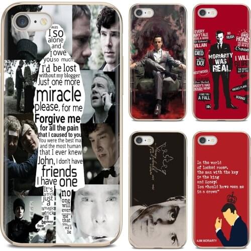 Sherlock-Holmes-Quotes-Jim-Moriarty Case For Samsung Galaxy S7 S8 S9 S10E S20 FE Note 10 20 Edge Lite Plus Ultra
