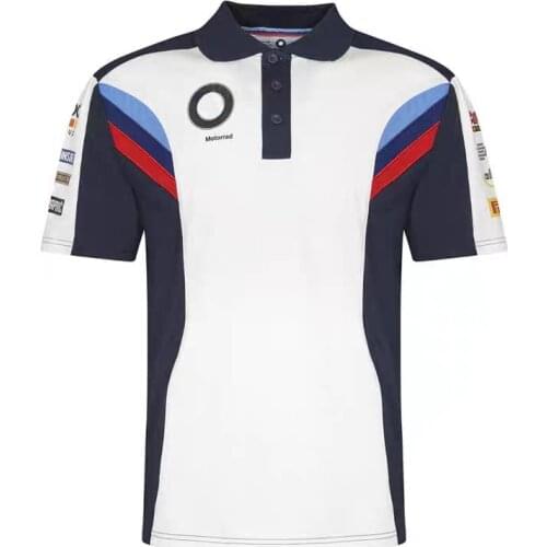 2020 Bike Racing Motorcycle Polo Shirt Moto Team Motorrad Polo for BMW Mens Short Motorbike T-shirts Black/white S M L XL XXL