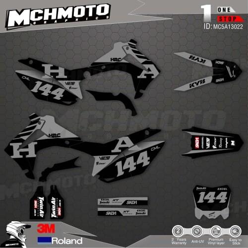 Customized Team Graphics Backgrounds Decals 3M Custom Stickers For 14-17CRF250R 13-16CRF450R