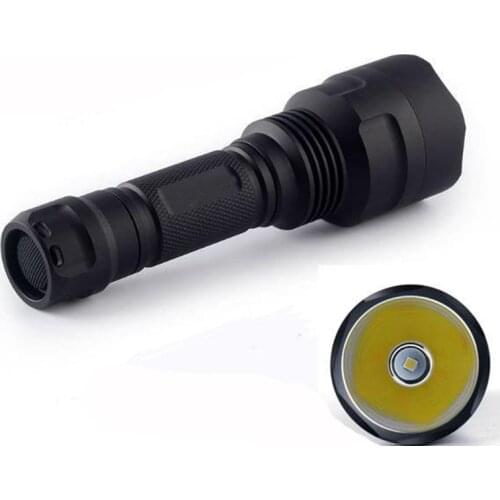 Jiguoor C8 XP-L HI 1000LM 7135*8 Integrated Head Long Range LED Flashlight Torch For Camping hiking Fishing