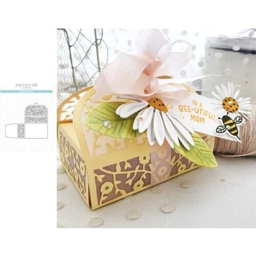 2021 New Arrival Metal Cutting Dies Gift Box Frame Shape for Scrapbooking Craft Die Cut Stencil Card Make Mould Sheet Decoration