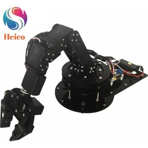 DIY 6DOF Manipulator Metal Robot Arm With Mechanical Claw Rotating Plate Mount Kit With MG996R/DS3218 Servos For Smart Model Car