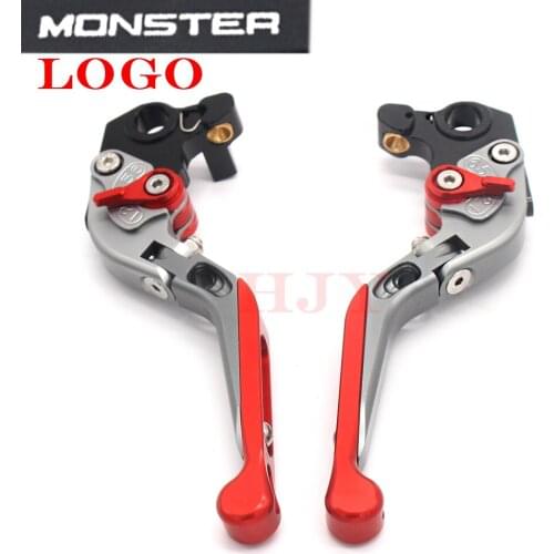 Motorcycle Accessories Adjustable Folding Extendable Brake Clutch Levers for ducati 400 MONSTER 04-07 620 MONSTER/620 MTS 03-06