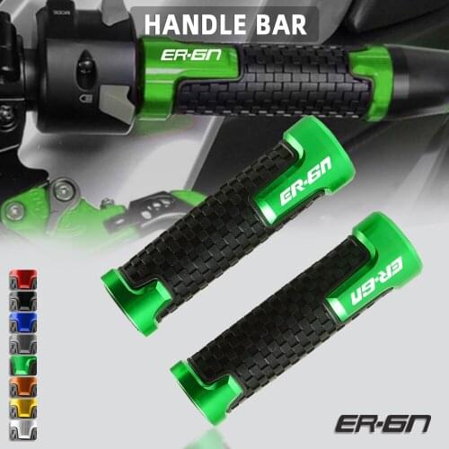 Motorcycle Accessories handlebar grips For Kawasaki ER-6N ER6N ER 6N 2006-2018 2010 2011 2012 2013 2014 2015 Moto handlebar grip