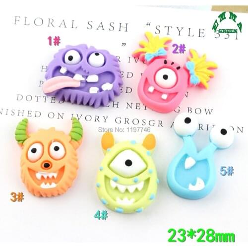 Cartoon Slime Charm for kids cute Figure Cabochon Flatback Resin Charms for slime 10pcs DIY scrapbooking Cartoon Cabochons