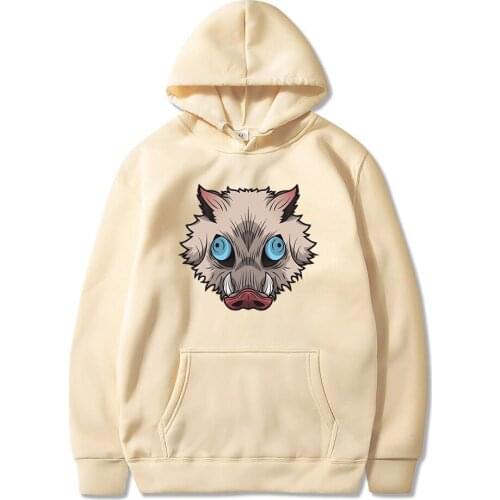 Kpop 2020 Anime Inosuke Breath of The Beast Sweatshirt Men Women Harajuku Tracksuit Demon Slayer Pullover Hoodies Moletom
