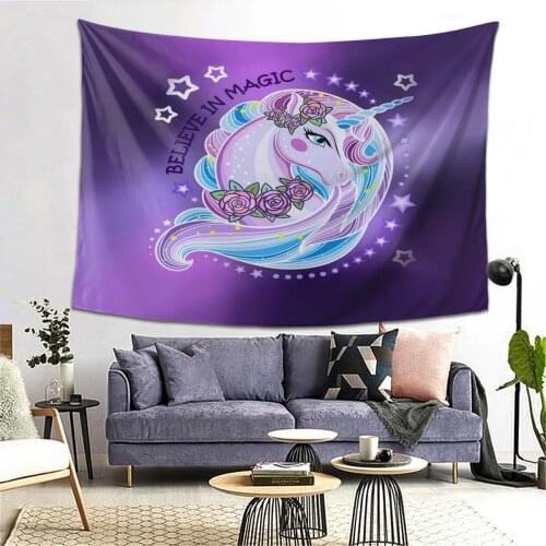 Unicorn Wall Hanging ,Mandala ,Tapestries ,Art Decor,Hippie ,small ,Cheap ,Printed ,Bohemian