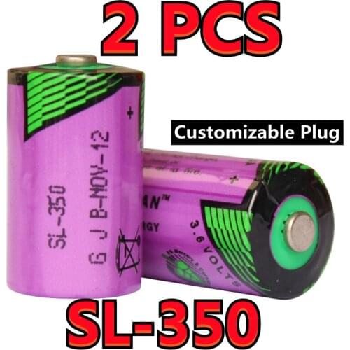 NEW DATE) 2PCS Original NEW Battery For TADIRAN SL-350 1/2AA 3.6V S5 PLC Batteries