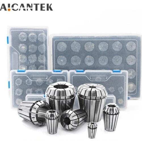 1Set ER11 ER16 ER20 ER25 ER32 ER40 ER Spring Collet Chuck 0.015/0.008mm for CNC Milling Tool Holder Engraving Machine