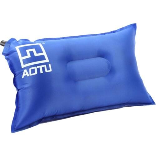 Outdoor Self Inflating Camping Travel Hiking Pillow Air Bed Portable Comfortable Moisture Pillow Travel Air Cushion Camp Beach
