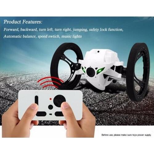 Bounce Car SJ80 RC Cars 4CH 2.4GHz Jumping Sumo RC Car with Flexible Wheels Remote Control Robot Car