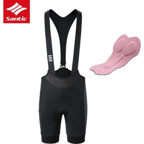Santic Womens Cycling Shorts Quick Dry Breathable Padded Bicycle Shorts MTB Road Bike Shorts Cycling Clothes Bermuda Ciclismo