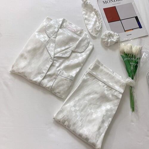 Silk Skinny Cotton Pajamas Set Womens V-Neck Pajamas Couples Sleepwear Home Clothes Nightwear Green Solid Pajamas Suit