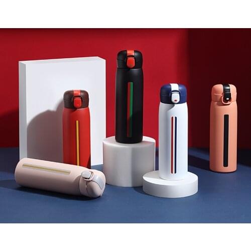 Vacuum cup Double Wall Stainless Steel Vacuum Flasks 520ML Thermos Cup Coffee Tea Milk Travel Mug Thermo Bottle Gifts