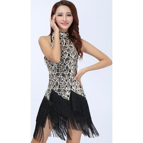 Vintage 1920s Flapper Fringe Dress Sexy Halter Sleeveless Keyhole Sequin Party Dress Slim Asymmetrical Tassel Dance Dress