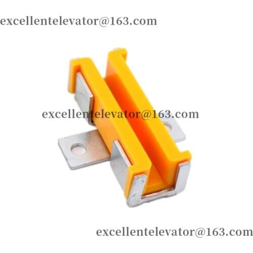 Guide Show for Lift With Machine Room Length 100mm Groove Width 10mm Yellow Color 1 Pack=10 Pieces
