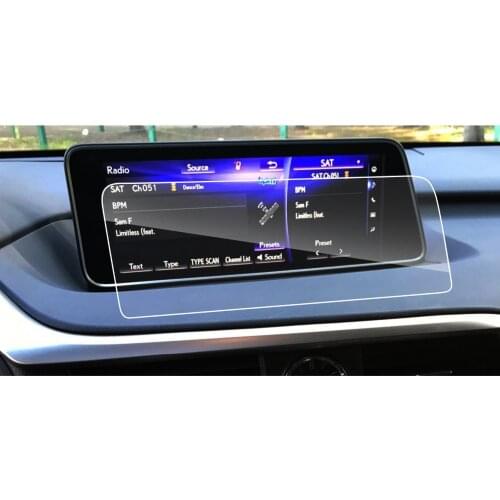 RUIYA 2Pcs PET screen protector for RX 350 RX 450h 12.3inch 2016 2017 car navigation display,3H invisible transparent protection