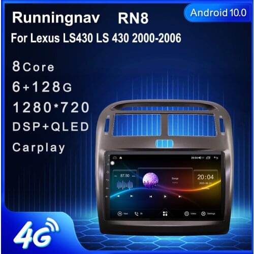 4G LTE Android 10.1 For Lexus LS430 LS 430 2000 2001 2002 2003-2006 Car Radio Multimedia Video Player Navigation GPS RDS no dvd