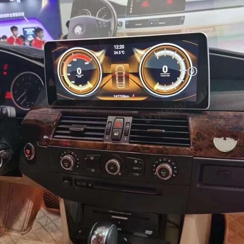 Car Multimedia Player for BMW E60 Android Auto Car Radio GPS Navigation Tape Recorder Video Player HD Touch Screen 12.3 Inch
