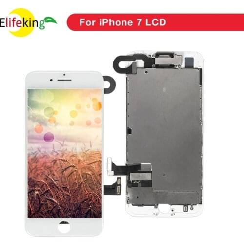 20PCS/Lot Display For iPhone 7G A1660 A1778 A1779 3D Full set Assembly Digitizer Touch Screen Complete LCD + Camera ear Speaker