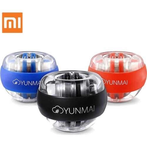 Xiaomi Mijia Yunmai Wrist Ball Trainer Powerball LED Gyroball Essential Spinner Gyroscopic Forearm Exerciser Gyro Fitness Ball