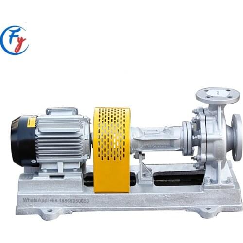WRY Series Horizontal Single Stage Coupling Thermal Oil High Temperature Pump For Pharmacy, Papermaking Industry，Drying Oven
