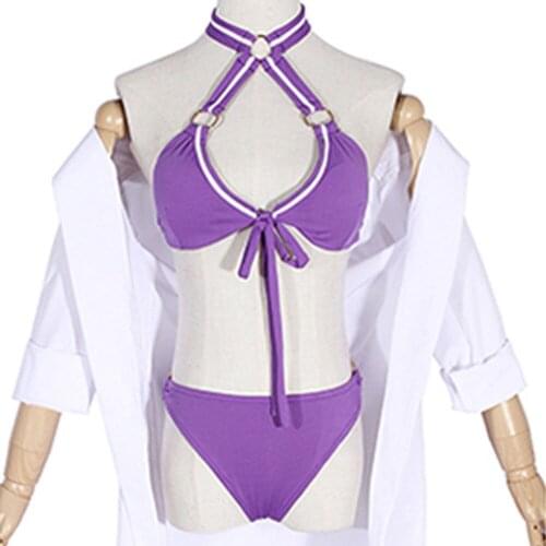 Game LOL Cosplay Bikini Sheriff of Piltover Caitlyn Cospaly Costumes Swimwear Swimming Pool Party Swimsuit For Adult Women