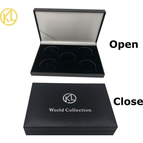 Nice Black color box of Metal Commemorative Souvenir Coins for Collectible Gifts good selling