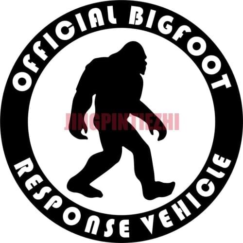 Creative Car Stickers Bigfoot Response Vehicle Vinyl Decal Sticker for Car Laptop Windows Racing Motorcycle Helmet Stickers