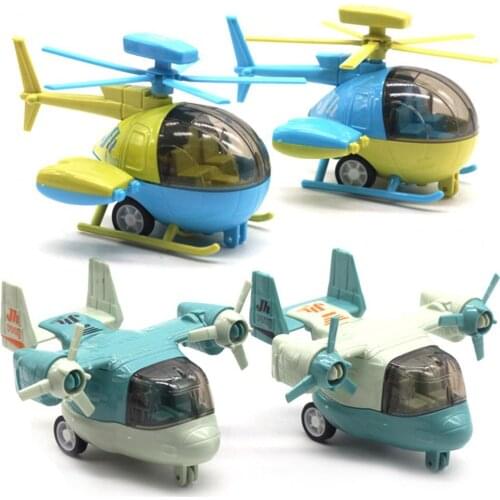 Mini Cartoon Airplane Pull Back Model Decor Glider Planes Model Aircraft Kids Outdoor Fun Educational Party Games Toys Gifts