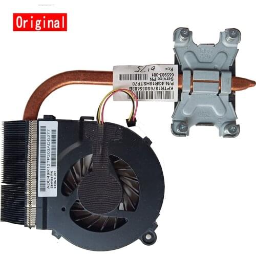 Original Used cooler for HP G4-1000 G6-1000 G4 G6 Laptop CPU cooling heatsink with fan 655983-001