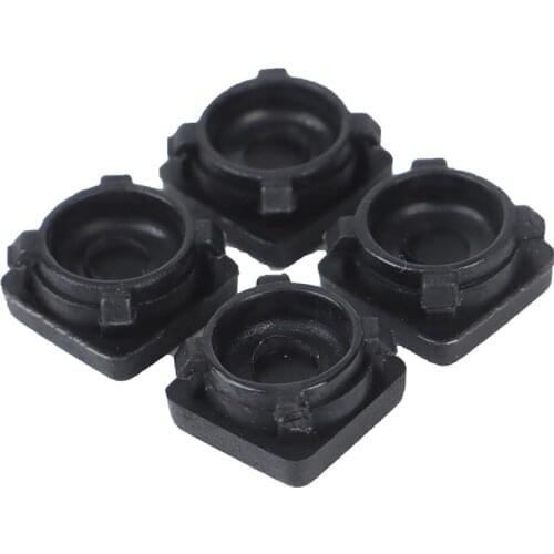 4pcs/set Plastic Feet Plastic Button Screw Cap Cover Set Replacement for PS3 Slim 4000 Controller
