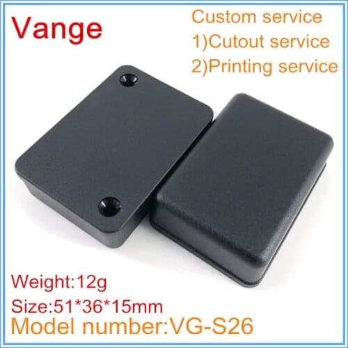 1pcs/lot outlet box junction box 51*36*15mm ABS case plastic enclosure diy housing for wire connector device