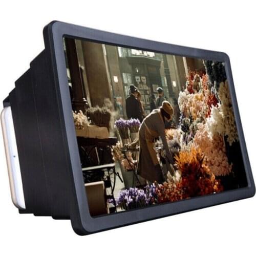 Party Eye Protection HD Movie Video Amplifier 3D Phone Screen Magnifier Foldable Mobile Phone Enlarger Screen Stand Holder