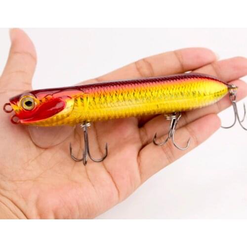 1pcs 12cm 27g topwater Wobbler Fishing lure poper trolling popper pesca artificial bait fishing tackle