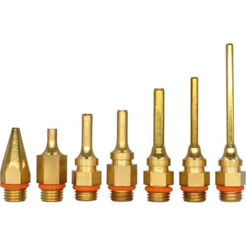 High Quality Copper Nozzles Hot Melt Glue Gun Accessories Diameter 1.0 2.0 3.0MM Leakproof Fast Heat Conduction