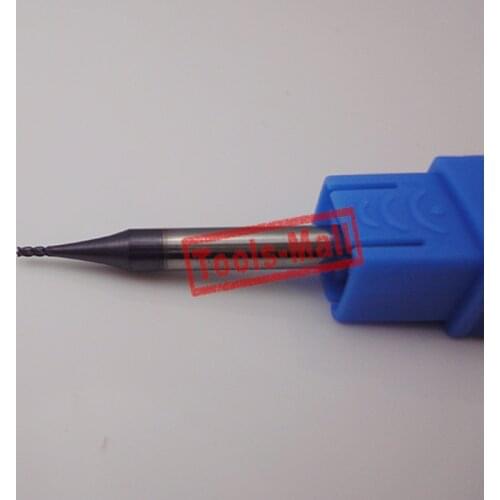High quality-1mm D1*3*D4*50 4 Flutes HRC60 Flat Square End mills Milling cutters CNC Spiral Router bits carbide cutter CNC tools