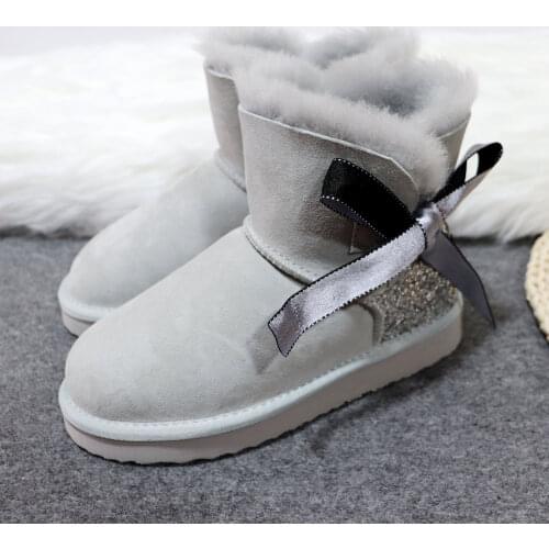 Fashion New Arrival Real Sheepskin 2020 Woman Winter Classic Snow Boots Genuine Sheepskin Women Boots Top Quality Women