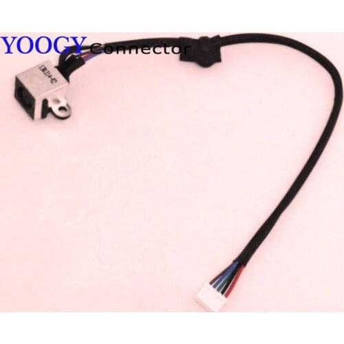 1pcs Power DC jack with cable fit for DELL INSPIRON 14R N4110 2JY55 series dc socket port