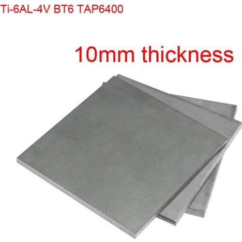 10mm thickness Grade 5 gr5 titanium Ti-6AL-4V plate titanium alloy sheet BT6 TAP6400 Special for ultrasonic medical treatment