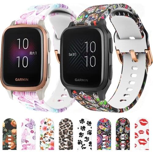 20mm Silicone Watchband for Garmin Venu Sq Music /Forerunner 245 245M 645 Sport Wristband Bracelet Colorful Replacement Correa