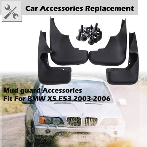 Mud Flaps,Splash Guards,Mudguards For BMW X5 E53 2003-2006, Car Accessories