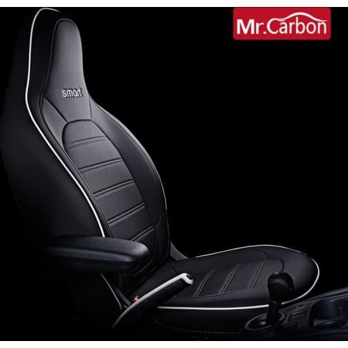 Car seat cover Full Sets Front seat Leather decoration Four seasons breathable cushion For new smart 453 fortwo car styling