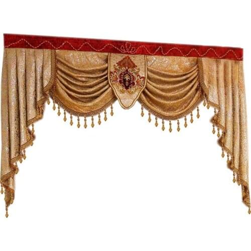 European Valance for Living Room Bedroom Windows Valance Dedicated Link Not Including Cloth Window Curtain Tulle Home Decoration