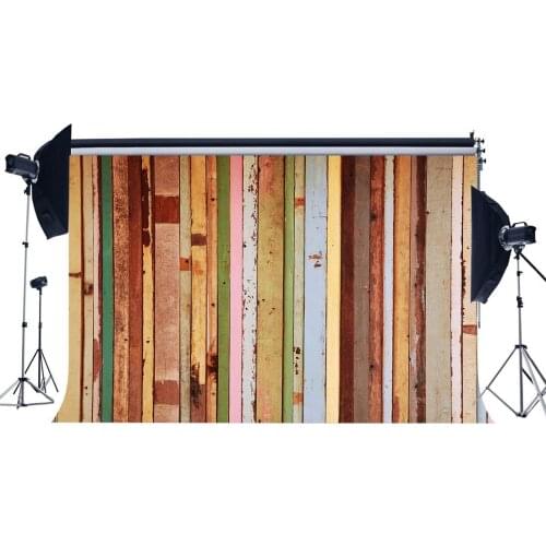 Wood Backdrop Multicolor Painted Stripes Wooden Plank Shabby Chic Texture Grunge Photography Background