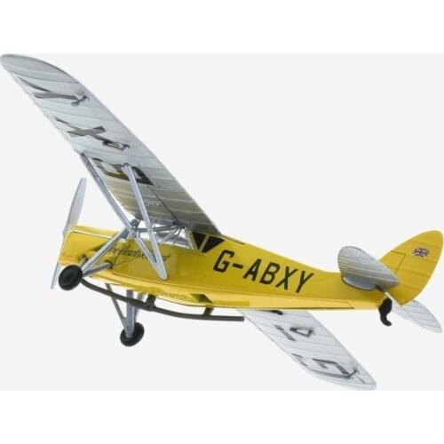 1/72 Alloy Finished Airplane Model Royal Air Force, Haviland "tiger Moth" Contact Machine, Childrens Toy Decoration Collection
